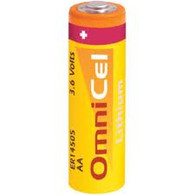 OmniCel ER14505 3.6V 2400mAh AA Lithium Button Top Battery