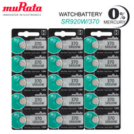 MURATA 370/SR920W Silver Oxide Batteries 1,55V 15pcs