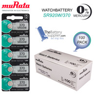 370 RENATA SR920W Watch Battery Free Shipping Authorized Seller 100 Pack