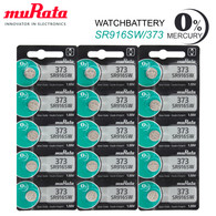 15 MURATA 373 SR916SW BATTERIES SILVER OXIDE 1.55V WATCH BATTERY