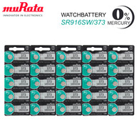 Murata 373 SR916 SR916SW Watch Battery.Made in Japan Button Cell Batteries 25 Pack