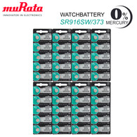 Murata 373 Silver Oxide Coin Cell Batteries 40 Pack Tear Strips (new)