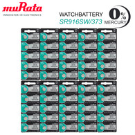 MURATA 373 SR916SW Silver Oxide Watch Battery Made in Japan 50 Packs