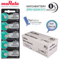 373 MURATA WATCH BATTERIES (500 pieces) SR916SW New AuthorizedSeller Wholesaele Pack