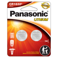 2X E1 Panasonic CR1632 CR1632 1632 BR1632 DL1632 ECR1632 KCR1632 LITH34 BATTERY