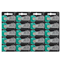 20 Pcs Murata 390/389 Silver Oxide Watch Batteries EXP 03/2023