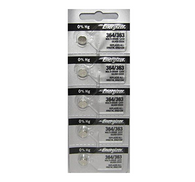 Energizer Watch Batteries 364 / 363 SR621SW Battery New 5 Pack
