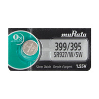Murata 395/399 1.5V Silver Oxide Button Battery – long-lasting battery – 1 count