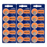 15pcs Murata CR1216 Coin Cell 3V Lithium Watch Battery Made in Japan