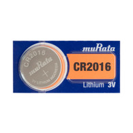 Murata CR2016 85mAh 3V Lithium (LiMnO2) Coin Cell Watch Battery - 1 Pack