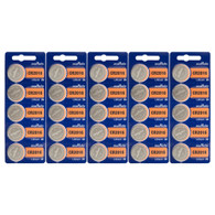 CR2016 Battery By muRata Replaces Sony - 3V Lithium Coin Cell 25 Pack
