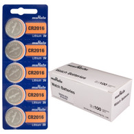 Murata CR2016 3V Lithium Coin Cell Battery Pack of 800 Wholesale