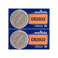 Murata CR2032 3V Lithium Coin Battery - 2 Pack