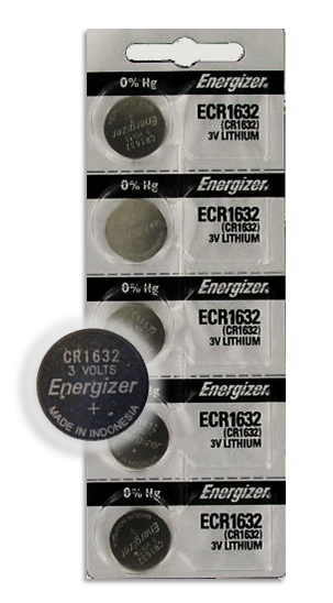 Energizer Cr1632 3 Volt Lithium Coin Battery (Pack of 5)