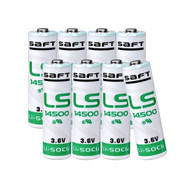 8x Saft LS 14500 AA 3.6v Lithium Battery LS14500 *Made In France*