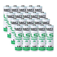 Saft LS14500 Lithium Battery 3.6v 2600mAh 20 pack *Made In France*