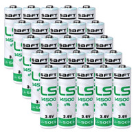 25 x SAFT LS14500 AA 3.6 Volt Lithium Batteries *Made In France*