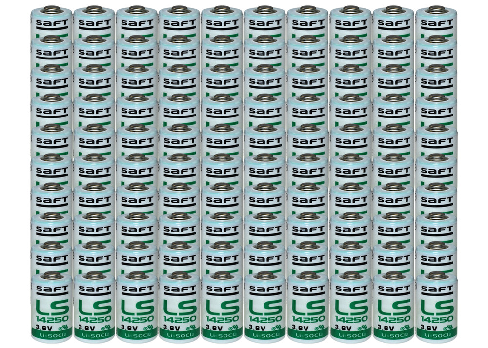 SAFT Batterien LS14250 – 3,6 V, 1/2 AA, 5er-Pack – Für Extreme Temperaturen, Hohe Energiedichte & Lange Lagerung