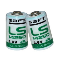 2 SAFT LS14250 LS14250 3.6V 1/2 AA lithium Batteries