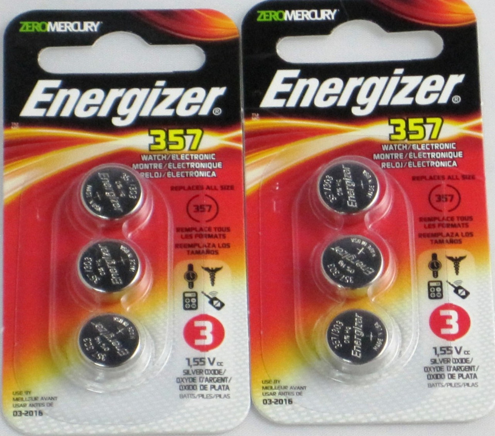 Energizer 1.55V Oxide Mercury Batteries 6 Pack - TheBatterySupplier.Com
