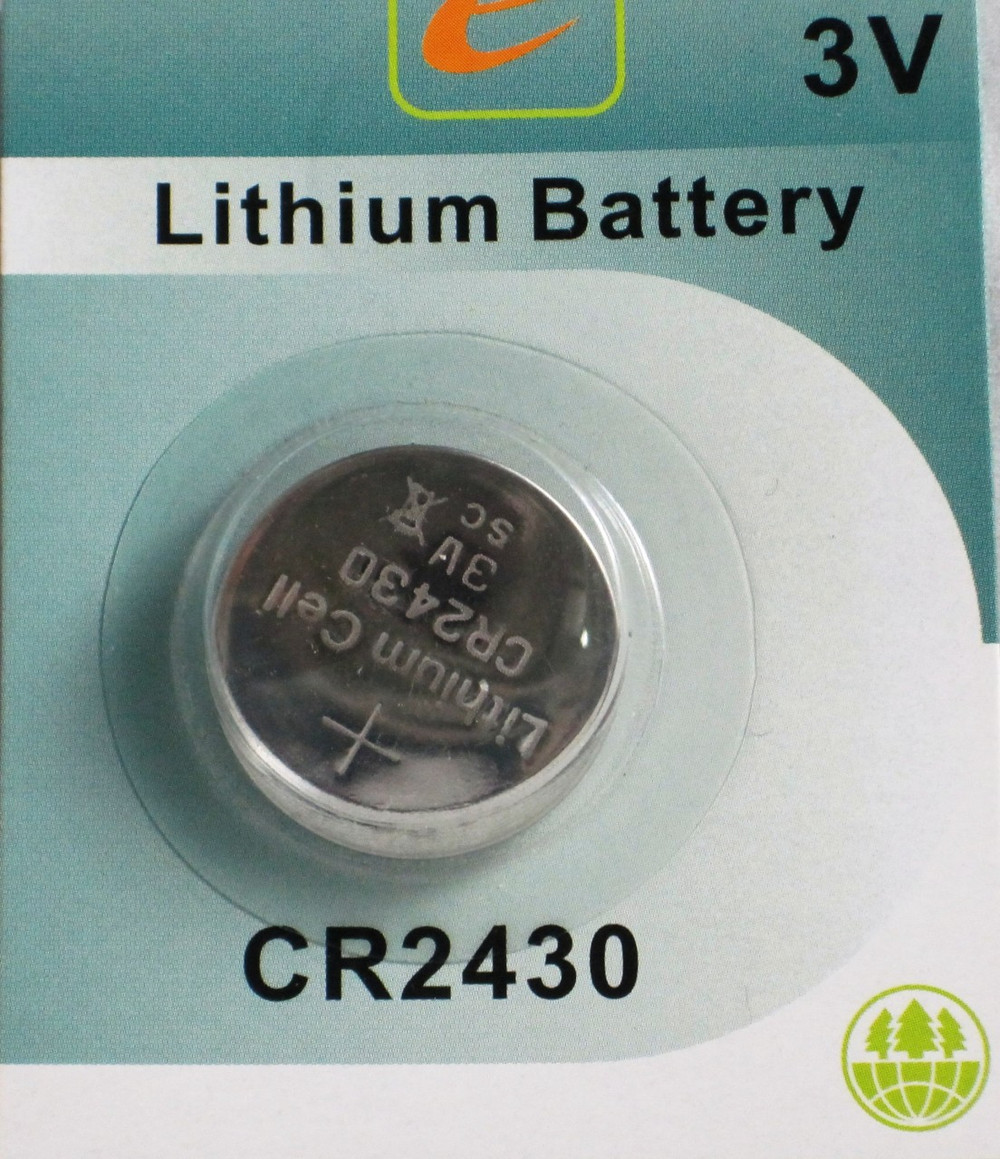 CR2430 Lithium Coin Cell Battery