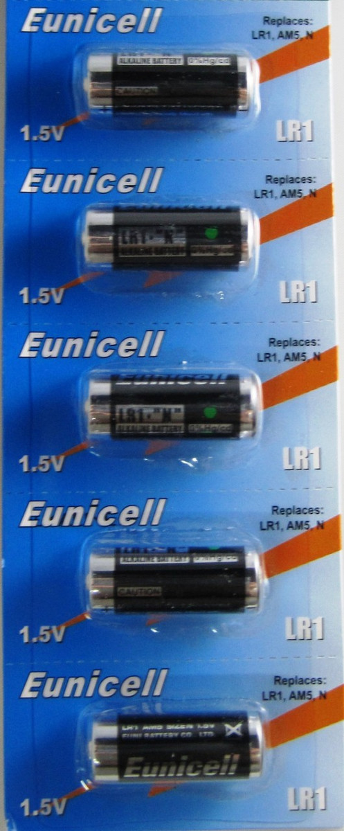 Battery for Premium 2-1/2" Youngtown Qtz Clk Insert 6 PAK LR1 UM-5/Type N 65mm 