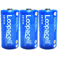 3 pcs Loopacell Lithium CR123A 3V 123 123A Batteries