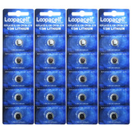 20 Loopacell 1/3N Batteries CR1/3N 3-Volt Lithium Battery