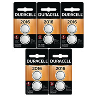 10 x Duracell CR2016 Lithium Batteries V2016 DL2016 3V