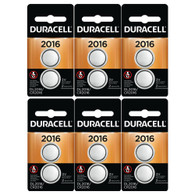 Duracell 3 Volt DL2016/CR2016 Lithium Batteries 12 Pack