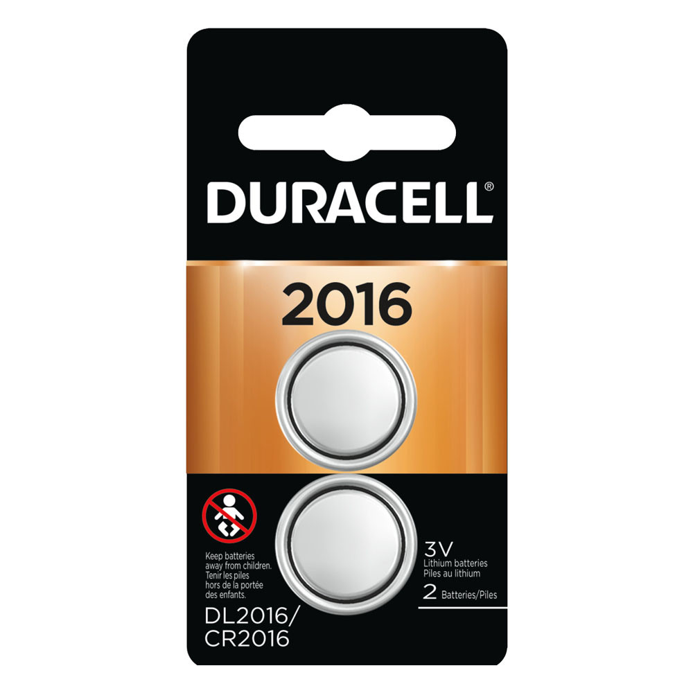 Duracell 3V Lithium Coin Battery, CR2016 DL2016, 3000 Wholesale Pack 