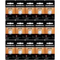 Duracell Lithium Coin Battery, 2025, 3 V, 15 Batteries