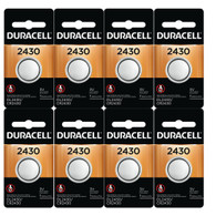 Duracell Lithium Battery, 2430, 3v - 8 ct