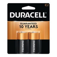 Duracell Alkaline C Batteries | Long Lasting Power CopperTop All Purpose C Battery For Household And Business - 2 Count