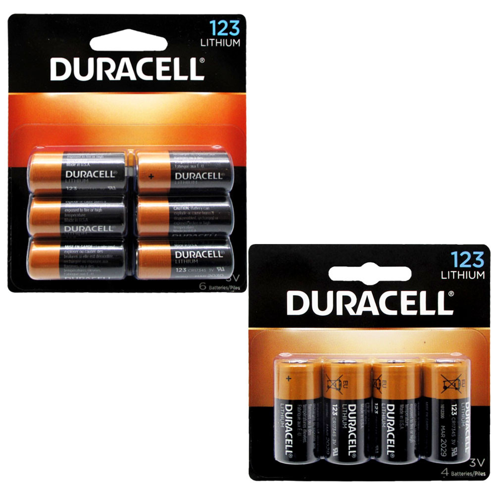 Bourgeon ekstra Takt NEW DURACELL 3 volt Lithium Photo Camera Battery 123 DL123A CR123A EL123A  10 Pack (packaging may vary) - TheBatterySupplier.Com