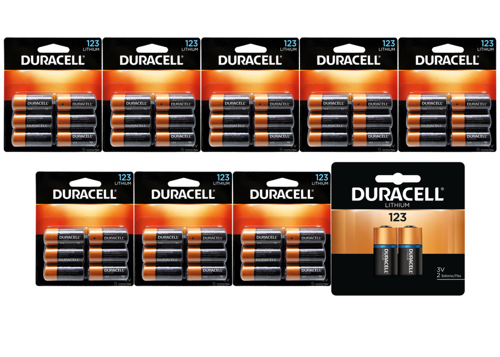 50 discount Duracell Alkaline CR123 Batteries