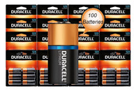 Duracell Ultra DL123A Lithium CR123A 3V Photo Lithium Batteries 100 Pcs in Original Packaging (packaging may vary)