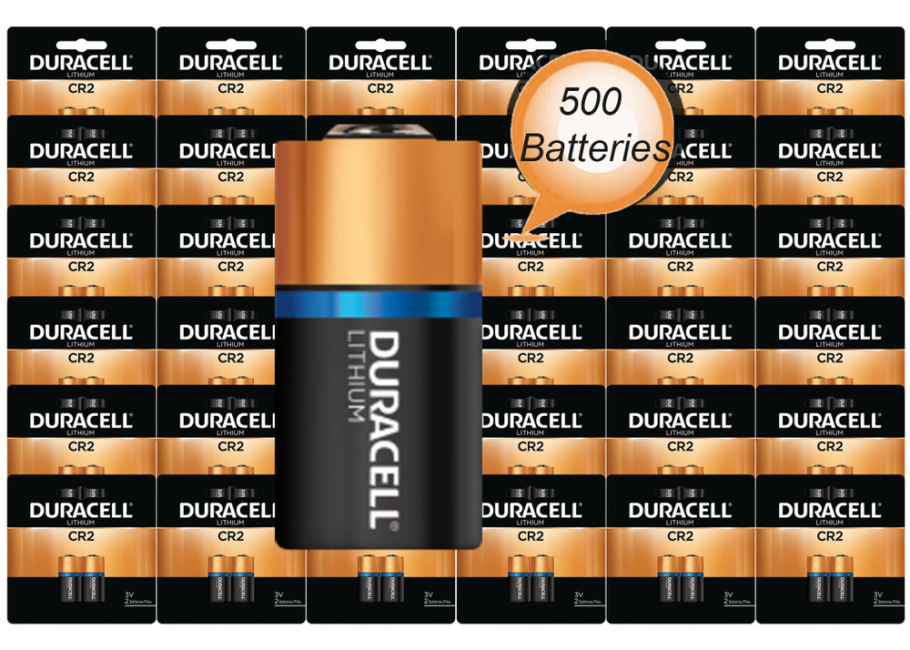 Duracell Ultra Photo Lithium CR2 Batteries 500 Wholesale Battery ...