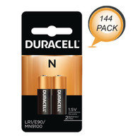 144 x Duracell Alkaline N batteries LR1 1.5V MN9100 E90 AM5