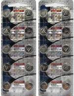 20 Pack Maxell "NEW HOLOGRAM PACKAGE " LR44 AG13 357 button cell battery