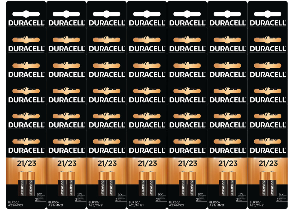 Piles DURACELL 23A - GP23A - MN21 - L1028 - 8LR932 - LRV08 - A23 - Blister  x 2 - 12V - Alcaline
