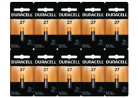 10 x Duracell 27 Alkaline Battery 20 MAh