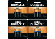 4 x Duracell Ultra DL 223 CR-P2 1 6V Lithium  Photo Battery