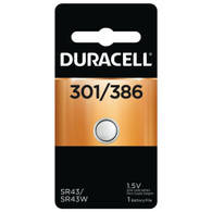 Duracell 301 / 386 Silver Oxide Battery 1 Each