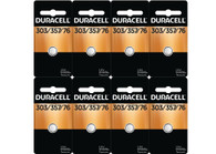 Duracell Silver Oxide Batteries, 303/357/76, 1.5v - 8 ct