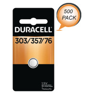 Duracell - 303/357/76 - 1.5V / Silver Oxide Button Battery 500 Wholesale Pack