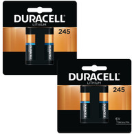 Duracell Ultra High Power Lithium Battery, 245, 6V, 1/EA - 2pcs