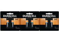 Duracell 245 6V Lithium Battery, 3/Pack