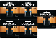 5 x Duracell 245 Lithium 6V Batteries