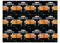 DURACELL 245 Battery, 6V DC, Lithium, Button, 1,400 mAh 12 Pack